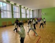 Занятия фехтованием в МАОУ "Гимназия №!"